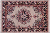 handmade Traditional B/2 Gray Blue Hand Knotted RECTANGLE 100% WOOL area rug 2x3