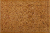 9x12 hand knotted Persian rug in gold - Istanbul Deb