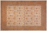 9x12 hand knotted Persian rug in ivory and gold - Istanbul Yuriko