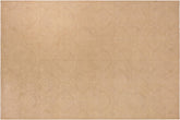 10x14 hand knotted modern wool rug in brown and tan - Modern Cyndi