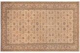 6x12 hand knotted Persian rug in ivory - Istanbul Carin