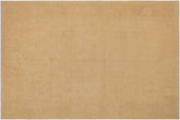 9x12 hand knotted Ziegler wool rug in beige and tan - Bohemian Ziegler Amada
