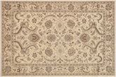 9x12 hand knotted Ziegler wool rug in beige and blue - Chic Ziegler Katerine