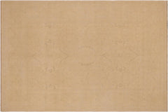 handmade Traditional Kafkaz Beige Beige Hand Knotted RECTANGLE 100% WOOL area rug 9x12