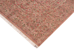 handmade Traditional Tabriz Tan Rust Hand Knotted RECTANGLE 100% WOOL area rug 8x10