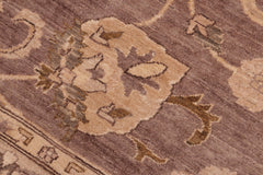 handmade Traditional Kafkaz Brown Tan Hand Knotted RECTANGLE 100% WOOL area rug 6x9