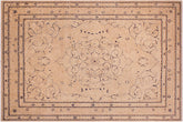 9x12 hand knotted Persian rug in tan - Istanbul Joana