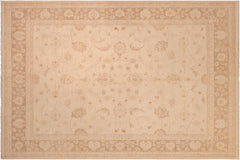 handmade Traditional Kafkaz Beige Brown Hand Knotted RECTANGLE 100% WOOL area rug 8x10