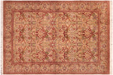 handmade Transitional Internation Taupe Rust Hand Knotted RECTANGLE 100% WOOL area rug 6x9