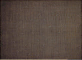 handmade Over Dyed Over Dyed Brown Brown Hand Knotted RECTANGLE 100% WOOL area rug 10' x 13'