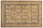 6x9 hand knotted Persian rug in gray - Istanbul Georgene