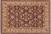 9x12 hand knotted Ziegler wool rug in brown and beige - Chic Ziegler Florenti