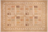 10x14 hand knotted Persian rug in gold - Istanbul Burma