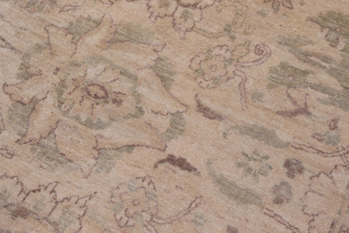 handmade Transitional Kafkaz Lt. Tan Lt. Brown Hand Knotted RECTANGLE 100% WOOL area rug 10' x 15'
