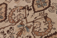 handmade Transitional Kafkaz Ivory Ivory Hand Knotted RECTANGLE 100% WOOL area rug 12' x 19'