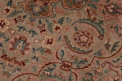 handmade Transitional Lt. Green Gray Hand Knotted RECTANGLE 100% WOOL area rug 8' x 10'