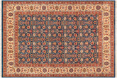 handmade Transitional Design Blue Beige Hand Knotted RECTANGLE 100% WOOL area rug 8' x 10'