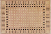 9x12 hand knotted modern wool rug in nude and tan - Modern Cherish