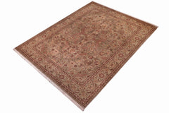 handmade Traditional Agra Lt. Green Lt. Green Hand Knotted RECTANGLE 100% WOOL area rug 9x12