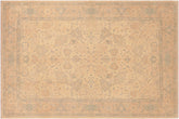 handmade Traditional Kafkaz Tan Gold Hand Knotted RECTANGLE 100% WOOL area rug 6x9