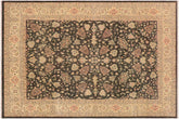 handmade Traditional Kafkaz Charcoal Green Hand Knotted RECTANGLE 100% WOOL area rug 9x12