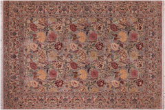 handmade Transitional Morris Lt. Gray Lt. Gray Hand Knotted RECTANGLE 100% WOOL area rug 9x12