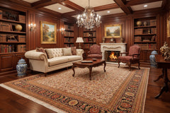 handmade Transitional Lt. Gray Brown Hand Knotted RECTANGLE 100% WOOL area rug 9x12