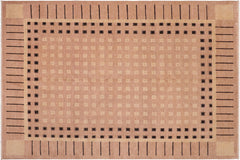 handmade Modern Kafkaz Rose Multi Hand Knotted RECTANGLE 100% WOOL area rug 8' x 10'