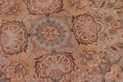 handmade Traditional Lahore Lt. Gray Lt. Gray Hand Knotted RECTANGLE 100% WOOL area rug 9x12