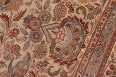 handmade Traditional Ivory Ivory Hand Knotted RECTANGLE 100% WOOL area rug 9x12