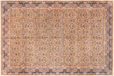 handmade Transitional Darbari Gold Gold Hand Knotted RECTANGLE 100% WOOL area rug 12x18