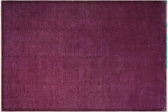 handmade Over Dyed Over Dyed Purple Purple Hand Knotted RECTANGLE 100% WOOL area rug 10' x 14'