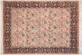 handmade Transitional Irfan Beige Blue Hand Knotted RECTANGLE 100% WOOL area rug 8x10