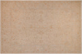 9x12 hand knotted Ziegler wool rug in beige and green - Chic Ziegler Gaynelle