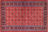 Vintage Shirwan Robert Red/Blue Wool Rug - 4'6''X6'7''
