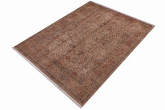 handmade Traditional Tan Gold Hand Knotted RECTANGLE 100% WOOL area rug 10x15