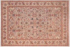 handmade Traditional Lt. Gray Gold Hand Knotted RECTANGLE 100% WOOL area rug 10' x 14'