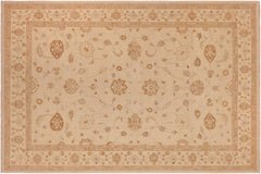 handmade Traditional Kafkaz Tan Brown Hand Knotted RECTANGLE 100% WOOL area rug 10x14