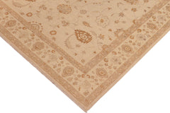 handmade Traditional Kafkaz Tan Brown Hand Knotted RECTANGLE 100% WOOL area rug 10x14
