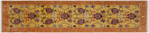 handmade Geometric Super Kazak Gold Red Hand Knotted RUNNER 100% WOOL area rug 3' x 10'