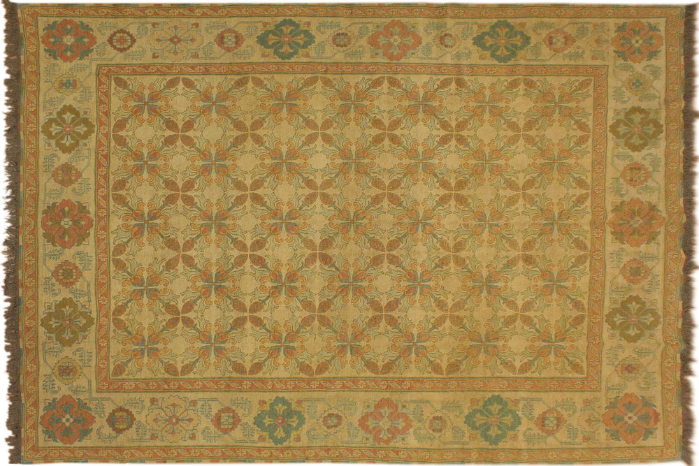 handmade Geometric Soumakh Beige Brown Hand-Woven RECTANGLE 100% WOOL area rug 8 x 10