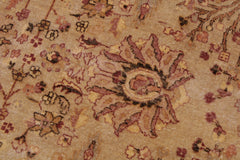 handmade Traditional Sarook Lt. Tan Tan Hand Knotted RECTANGLE 100% WOOL area rug 9' x 12'