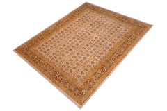 handmade Transitional Lt. Gray Lt. Green Hand Knotted RECTANGLE 100% WOOL area rug 9' x 12'