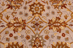 handmade Transitional Lt. Gray Lt. Green Hand Knotted RECTANGLE 100% WOOL area rug 9' x 12'
