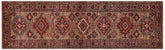 handmade Geometric Super Kazak Gray Gray Hand Knotted RUNNER 100% WOOL area rug 3' x 10'