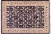 handmade Transitional Design Blue Tan Hand Knotted RECTANGLE 100% WOOL area rug 6' x 9'