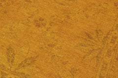 handmade Over Dyed Over Dyed Dark Gold Yellow Hand Knotted RECTANGLE 100% WOOL area rug 8' x 10'