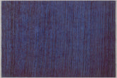 handmade Over Dyed Over Dyed Blue Blue Hand Knotted RECTANGLE 100% WOOL area rug 4' x 6'