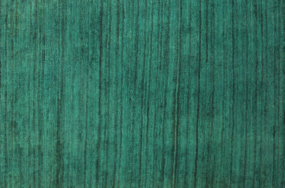handmade Over Dyed Over Dyed Green Green Hand Knotted RECTANGLE 100% WOOL area rug 2' x 3'