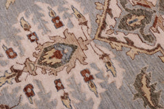 handmade Traditional Kafkaz Lt. Blue Hand Knotted RECTANGLE 100% WOOL area rug 10' x 14'
